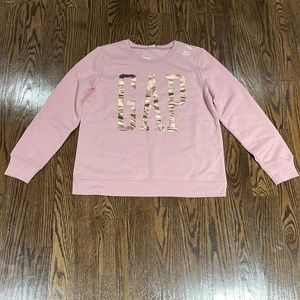 The GAP Pink Long Sleeve Sweater Top